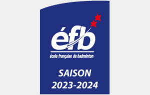 Ecole Française de Badminton (EFB) - 2 ETOILES